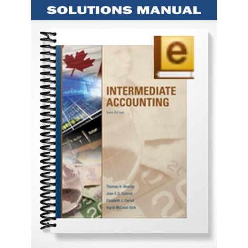 solutions manual for intermediate accounting by beechy